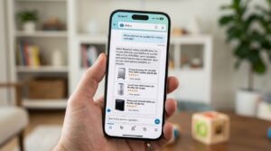 Amazon Rufus chat interface on smartphone